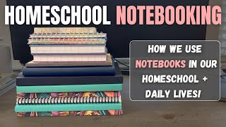 HOMESCHOOL NOTEBOOKING  How We Use Notebooks in Our Homeschool  Life  Charlotte Mason Homeschool [upl. by Aerdna]