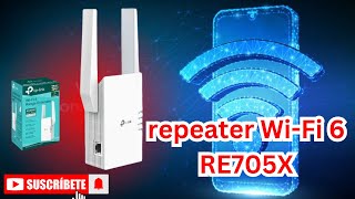 TPLink RE705X Ax3000 Mesh WiFi 6 Rang ExtenderEnglish [upl. by Maibach]