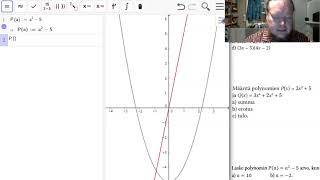Polynomien sieventäminen ja polynomin arvon laskeminen [upl. by Nanor]