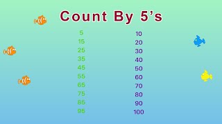 Count By 5s  Skip Counting by 5 Song YouTube  Golden Kids Learning [upl. by Mayyahk626]