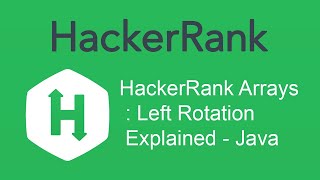 HackerRank Arrays  Left Rotation Explained  Java [upl. by Ahseyi]