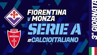 FIORENTINA  MONZA Serie A Italiana Centro partite di calcio [upl. by Mariken]