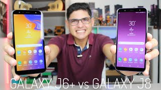 Samsung Galaxy J6 Plus vs Galaxy J8  QUAL O MELHOR PRA VOCÊ [upl. by Boggers]