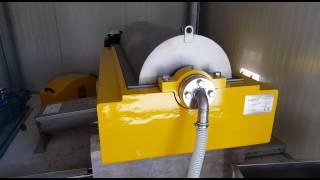 Centrifugal Decanter Commissioning  WWTP Italy  quattro Separator [upl. by Letnuhs176]