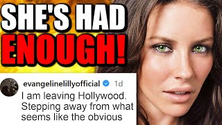 Even HOLLYWOOD is SHOCKED By What Evangeline Lilly Just Did [upl. by Eriam]