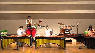 Trépak The Nutcracker  Tchaikovsky for Marimba Trio [upl. by Akiemahs740]