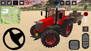 Traktör Oyunları Çiftlik Simülasyonu oyunu  Real Tractor Farming Simulator  Android Gameplay [upl. by Lahcsap]