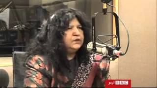 Abida Parveen InterviewBBC Urdu [upl. by Llorrad]