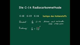 Ötzi  Altersbestimmung  C14 Radiocarbonmethode [upl. by Kaitlynn]