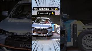 New swift desire crash test⭐swift trending viralvideo shorts [upl. by Syxela]