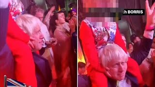 Boris Johnson dances at lavish wedding with son and Indian billionaire [upl. by Dhruv]