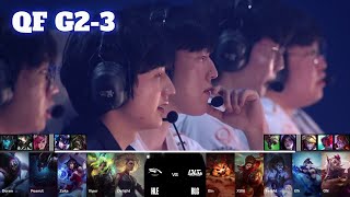 HLE vs BLG  Game 3  Quarter Final LoL Worlds 2024  Hanwha Life vs Bilibili Gaming G3 full [upl. by Aikyt846]