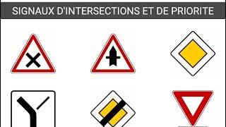 SIGNAUX DINTERSECTIONS ET DE PRIORITE [upl. by Enimzzaj]