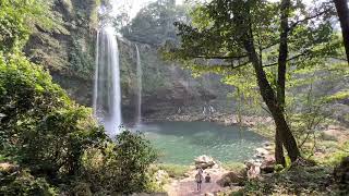 Waterfall MISOLHA PALENQUE CHIAPAS MEXICO The beautiful place in Mexico [upl. by Hurff]