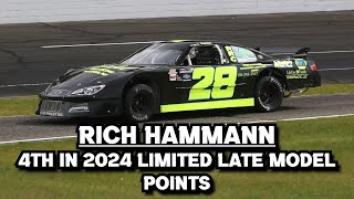 Rich Hammann  4th in 2024 Limited Late Model Points [upl. by Rona]