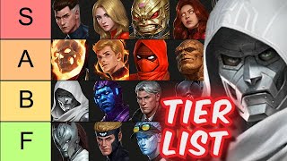 BEST Heroes TIER LIST July 269 Characters  Marvel Future Fight [upl. by Anitsim]