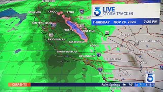 Thanksgiving could be another rainy day in California [upl. by Latsyrc]