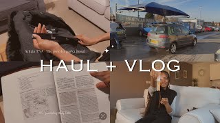 SPENT A FORTUNE ON A WINTER JACKET Vlog  HAUL feat ELF concealers ESV study bible amp Aritzia [upl. by Tyoh]