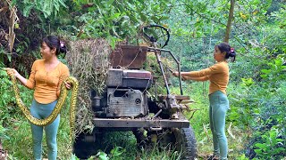 The old car was abandoned in the woods I fixed it and it is running again [upl. by Ecyak]