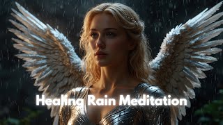 EXPERIENCE Archangel Raphaels PRESENCE in this RAINY ASMR Meditation for Inner Peace [upl. by Hcurob]