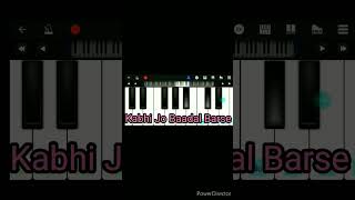 Kabhi Jo Badal Barse Arijit Singh Jackpot Piano Cover [upl. by Ayisan]