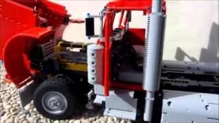 Camión Peterbilt 379 construido con piezas de LEGOflv  Autocosmos [upl. by Arica349]