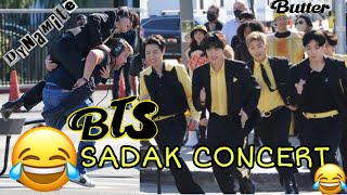 BTS SADAK CONCERT 🤣🤣 BTS CROSSWALK 😂BTS CONCERT 😂BTS CONSERT FUNNY HINDI DUBB🤣BTS FUNNY DUBBING [upl. by Marisa639]