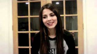 Victoria Justice QampA for 400000 followers [upl. by Ollie]