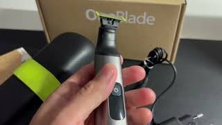 Philips OneBlade Pro FaceBody Ideal para recortar barba cuerpo y afeitar [upl. by Kailey953]