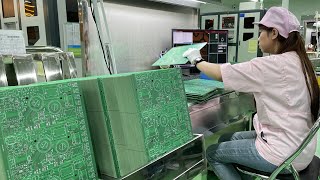 PCB Board Factory Chinas Industrial TitansFully Automated Production [upl. by Stanwood]