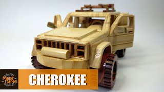 How To make Cherokee Jeep  Woodn toy [upl. by Azar]