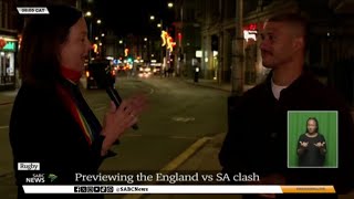 RUGBY  Previewing England vs SA clash at Twickenham London [upl. by Naired]