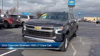 2024 Chevrolet Silverado 1500 LT Crew Cab Woodhaven Trenton Wyandotte Taylor Riverview Southgat [upl. by Tomkin]