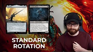 Preparing for STANDARD ROTATION  MTG Arena Standard [upl. by Clabo]