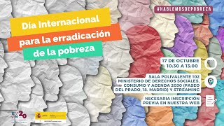 Acto 17 de octubre Día Internacional para la Erradicación de la Pobreza [upl. by Steinman]