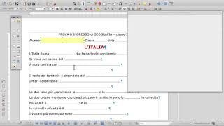 Libreoffice Writer come creare un pdf editabile [upl. by Waly]