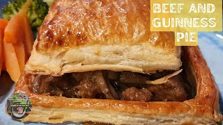 Beef and Guinness Puff Pastry Pie Irish Beef and Guinness Pie [upl. by Oflodor]