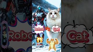 😱🤖Robot Vs Cat😻SoCute viralshorts2024 cat catlover kittten cutecat pets robotvscat [upl. by Ahsimet]