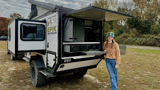 The MOST Capable 6x12 Camper Trailer I’ve Ever Seen EPIK Scout Lightweight Fits in Garage [upl. by Ayocat]