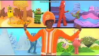 Yo Gabba Gabba  YEAH HURRAY WE LIKE TO HELP WATER FLOWERS AND PLANTS [upl. by Baldridge]