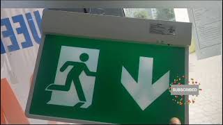 Installation of Emergency Exit Light [upl. by Matthews]