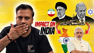 IMPACT OF ISRAEL VS IRAN WAR ON INDIA 🔴  IranIsrael Conflict A Threat to Indias Economy israel [upl. by Anitselec]