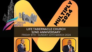 Life Tabernacle Ministries  52nd Anniversary Saturday Night [upl. by Chaffin]