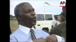 MOZAMBIQUE FLOODING DISASTER THABO MBEKI [upl. by Adianez374]