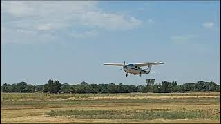 Cessna 210 takeoff grass runway [upl. by Margery724]