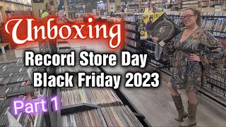 Record Store Day Black Friday 2023  Unboxing RSDBF Vinyl Records [upl. by Forbes]