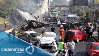 Muertos por accidentes en carretera México  Cuernavaca [upl. by Ahsitauq]