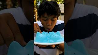 Makan puding jadi shorts pudding asmr [upl. by Sherm254]