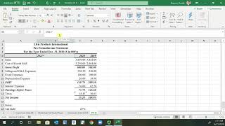 Percent of Sales Forecast Pro Forma Income Statement [upl. by Barclay]