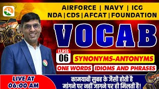 Vocabulary for Airforce Navy ICG NDACDS  Airforce Vocab Classes 2024  Vocabulary for NDA  NDA [upl. by Yllus413]